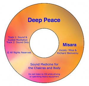 Deep Peace Three-Disc Meditation CD set by Misa Hopkins
